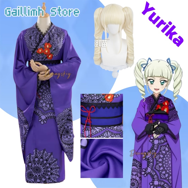 Free Cosplay Prop Patterns - Aikatsu! Costume de Cosplay Kimono Yurika