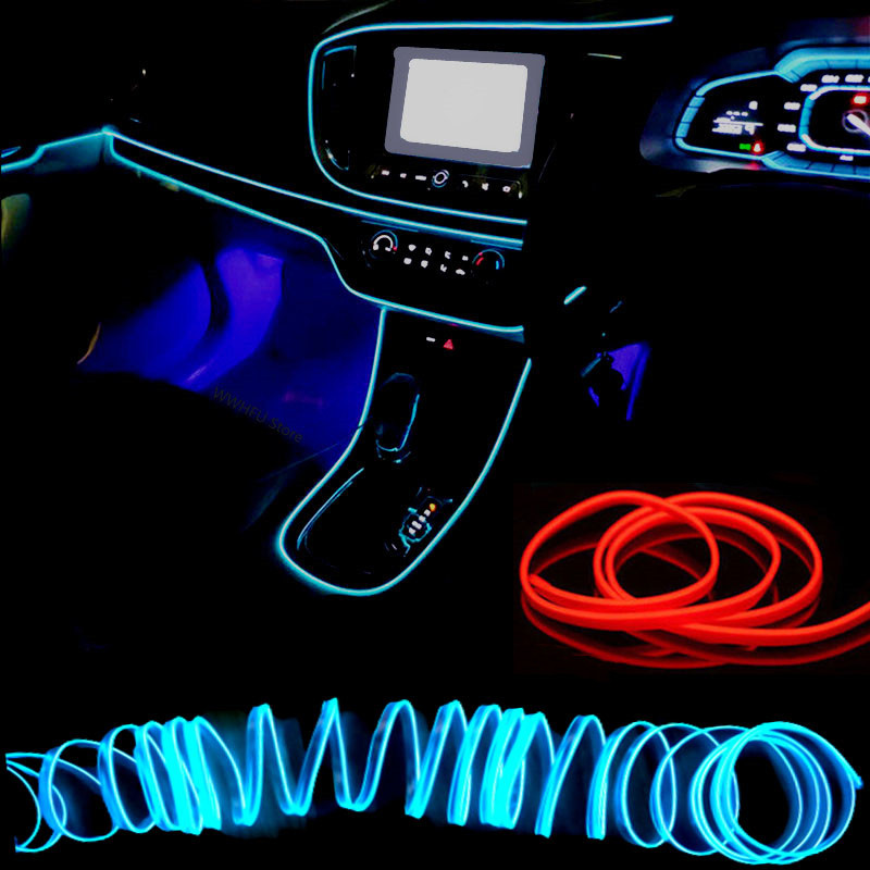 Led El Wire - Bande LED d'éclairage d'ambiance intérieur de