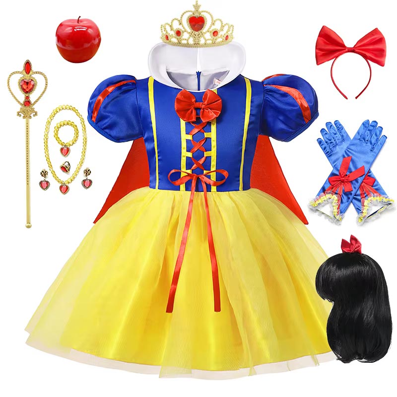 Cosplay Prop Bow - Robe de princesse Blanche-Neige pour enfants,