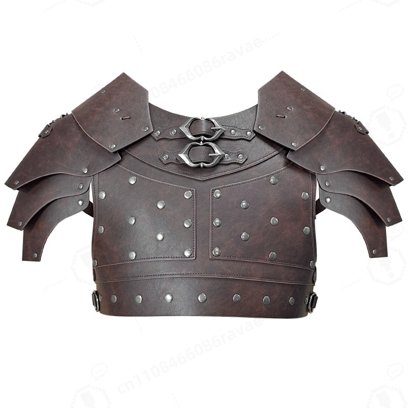 Cosplay Props - Armure de poitrine médiévale cloutée, harnais