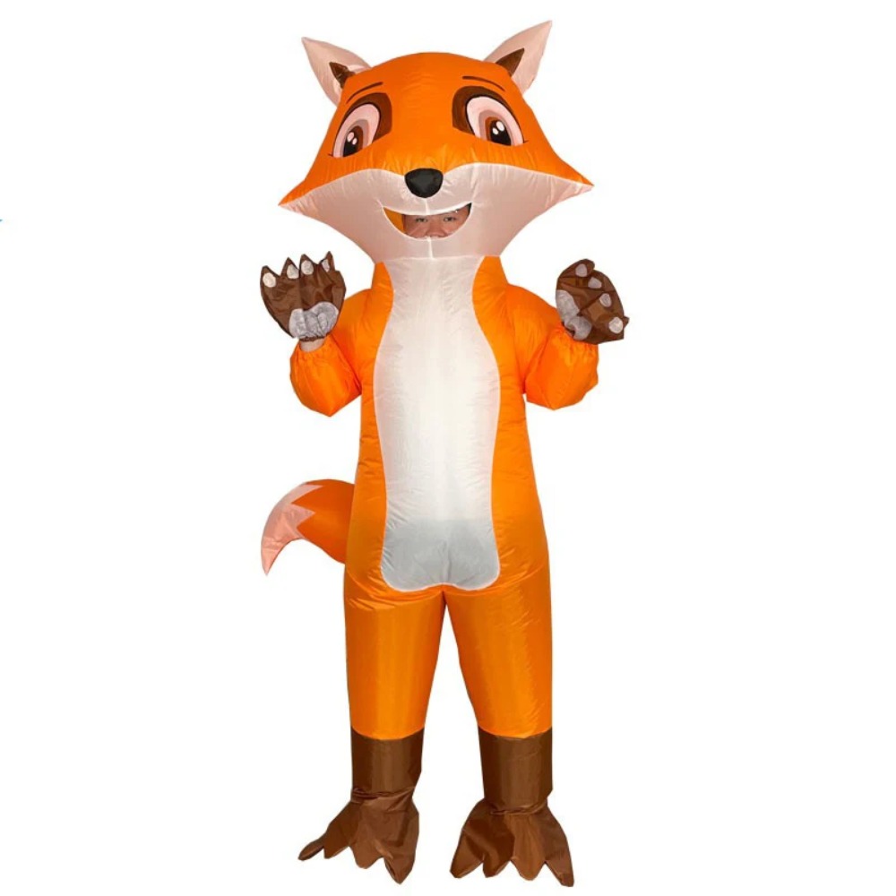 Cosplay Prop Business - Costume gonflable de renard pour Halloween,