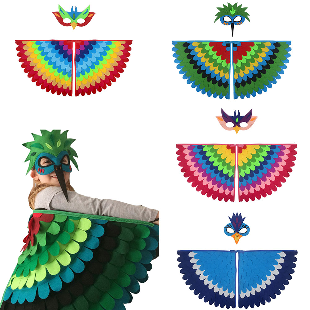 Free Cosplay Prop Patterns - Costume d'ailes de hibou mignonnes, cape