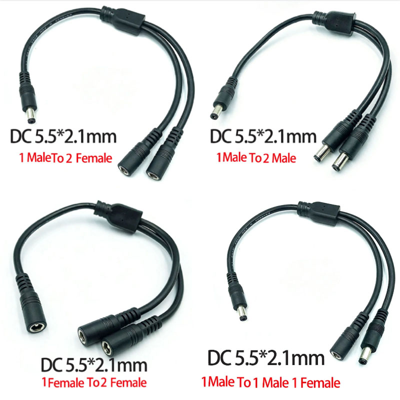 Connecteur DC 5.5mm x 2.1mm, 1 - Led El Wire avis et prix