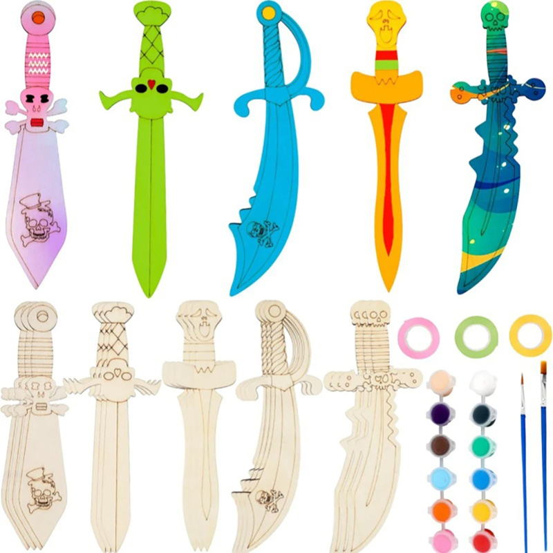 Épée de Pirate en bois pour en - Cosplay Prop Painting avis et prix
