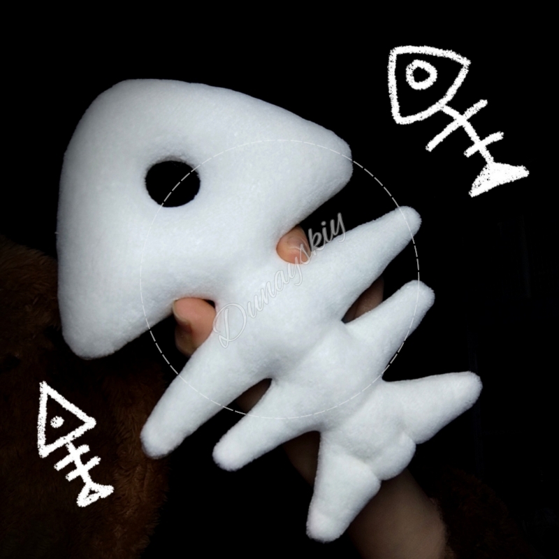 Porte-clés en peluche en forme - Fishbones Cosplay Prop avis et prix