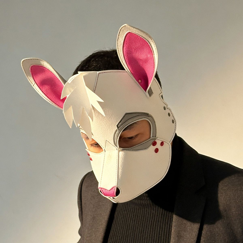 Masque de lapin punk blanc en  - Free Cosplay Prop Patterns avis et prix