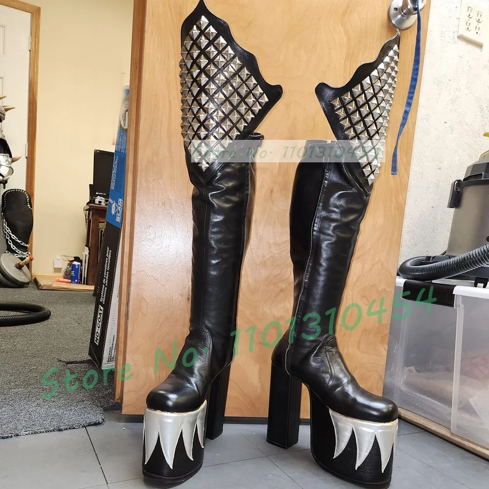 Bottes de démon noires à plate - Cosplay Flame Prop avis et prix