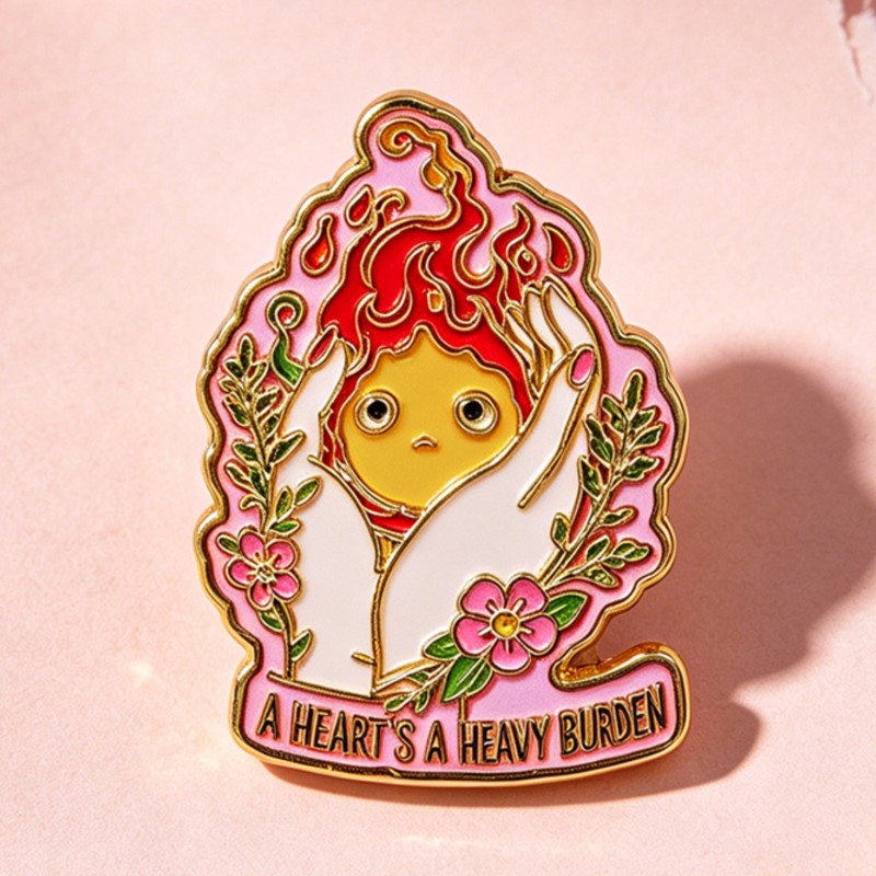 A HEART'S A HEAVY BURDEN Pin's - Cosplay Flame Prop avis et prix