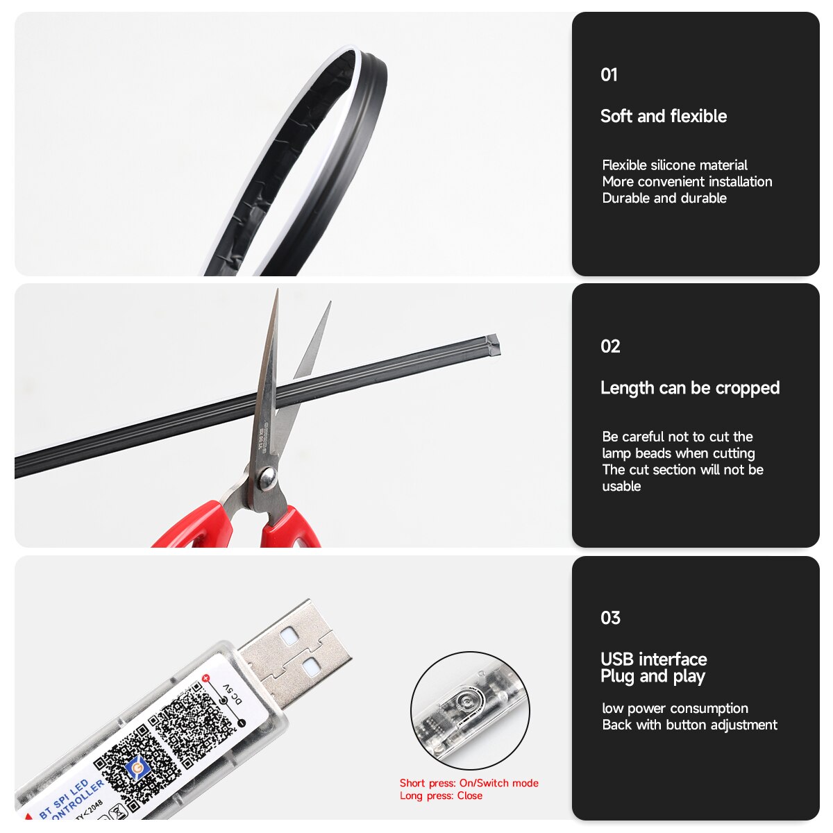Lumière ambiante LED USB pour  - Led El Wire avis et prix