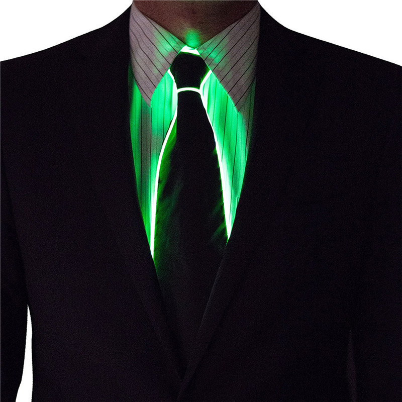 Hommes cravate lumineuse EL fi - Led El Wire avis et prix