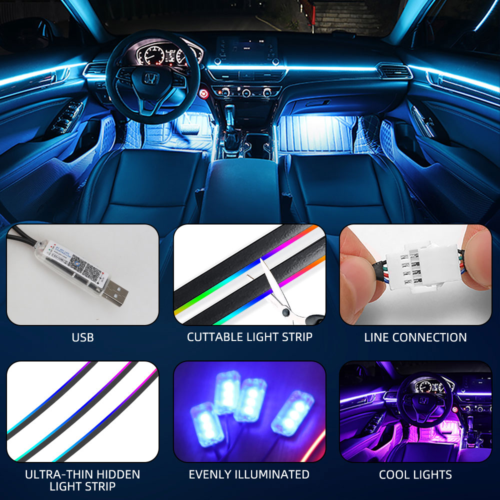 Bande lumineuse LED d'ambiance - Led El Wire avis et prix